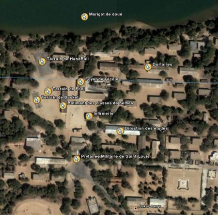 la carte de notre ecole